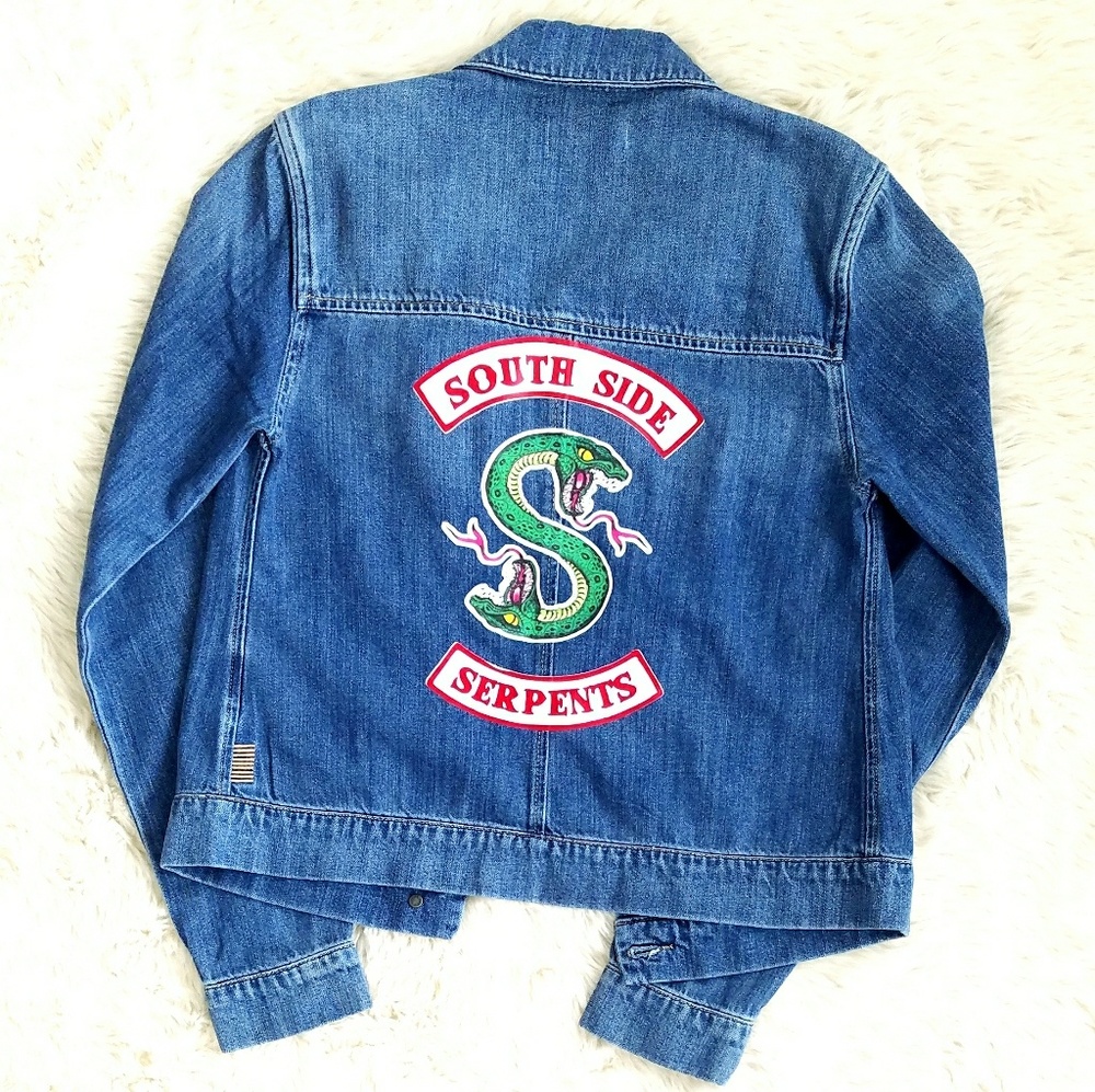 PAIGE Denim Jacket South Side Serpents